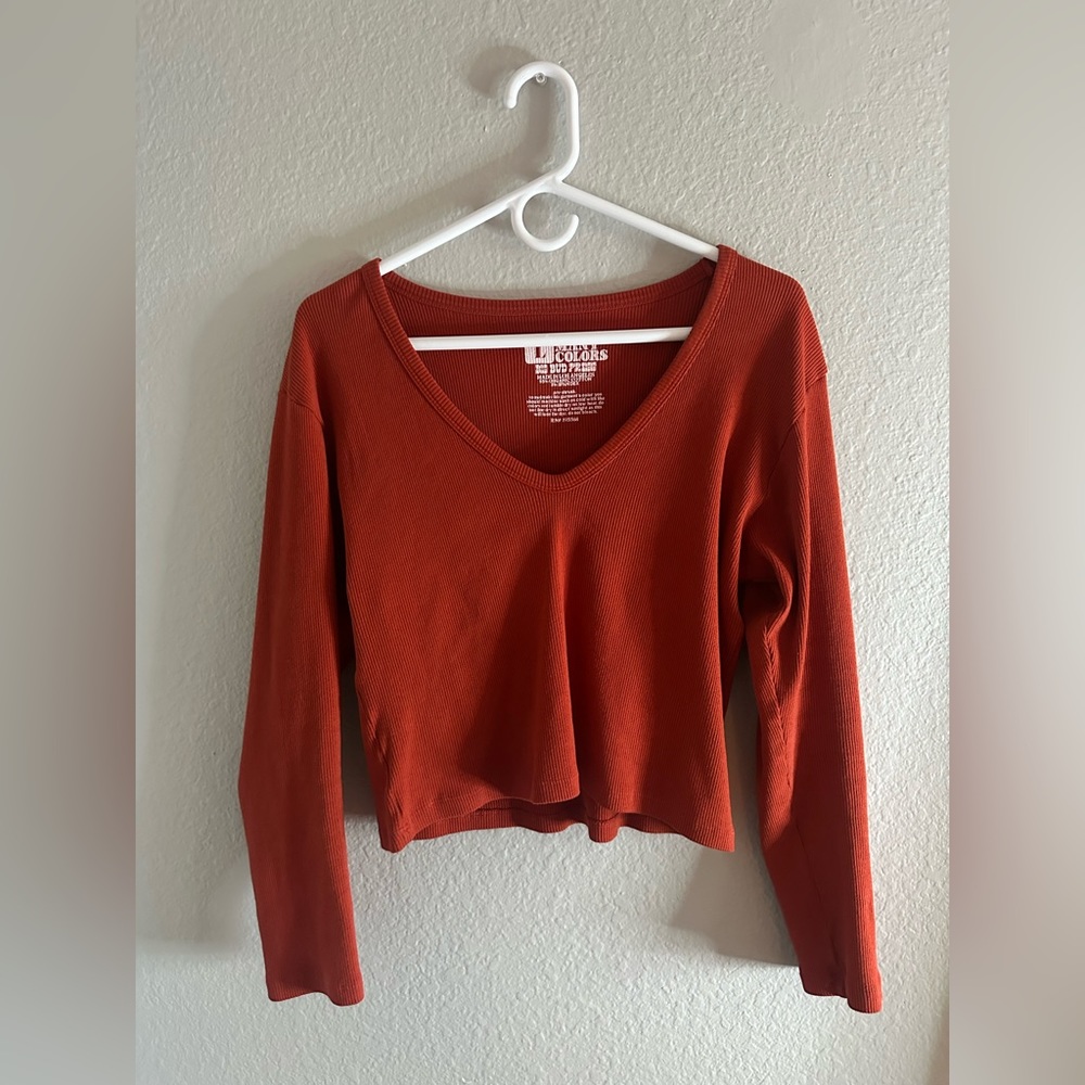 big bud press paprika v-neck